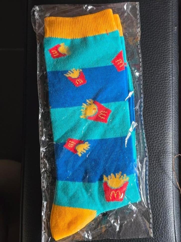 Nieuwe McDonald's Sokken - Maat 43-46, Overige kleuren, Ophalen of Verzenden, McDonald's, Nieuw