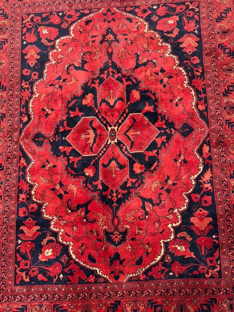 Afghanise Tapijt ( Carpet / Rug ) 195 x 140 cm, Wol, Ophalen of Verzenden, Zo goed als nieuw, NA