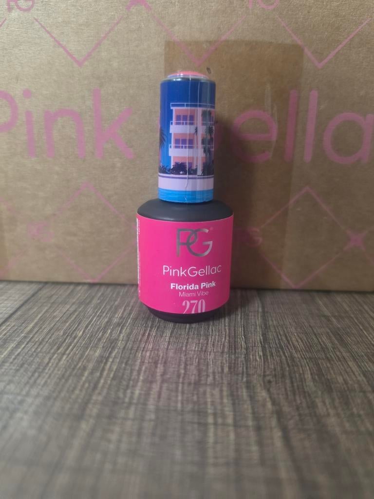 Pink Gellac Florida Pink Miami Vibe 270, Gebruikt, Ophalen of Verzenden, Handen en Nagels, Make-up