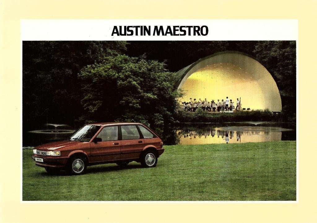 Folder Austin Maestro 1984, Ophalen of Verzenden, Gelezen, Overige merken