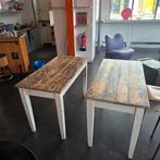 Brocante Eettafel uit Hongarije 120 x 66 cm 3 stuks, Huis en Inrichting, Tafels | Eettafels, Ophalen, Gebruikt, 100 tot 150 cm