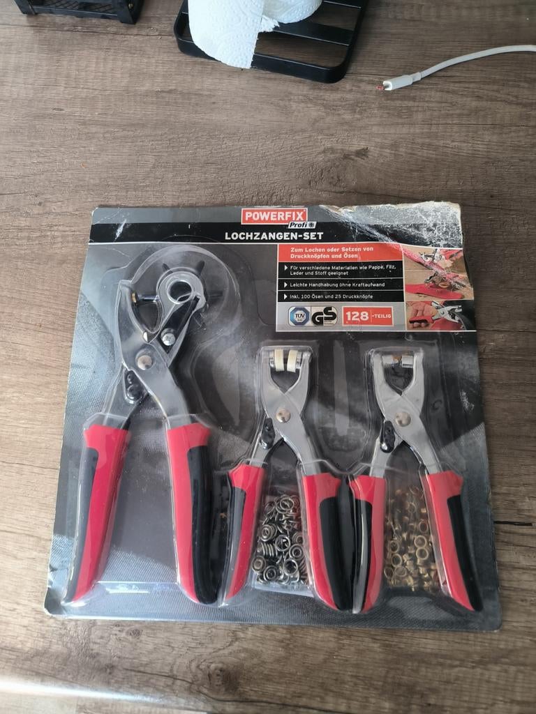 POWERFIX Lochzangen-set, Ophalen of Verzenden
