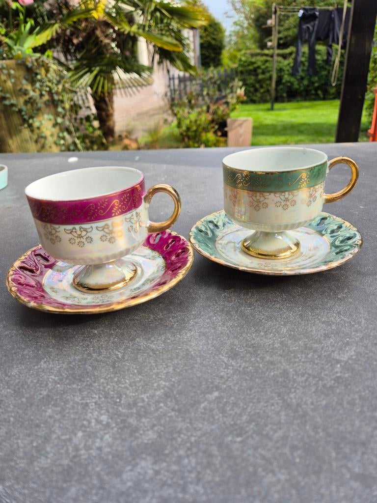 Vintage Engelse Thee kopjes,, Ophalen of Verzenden