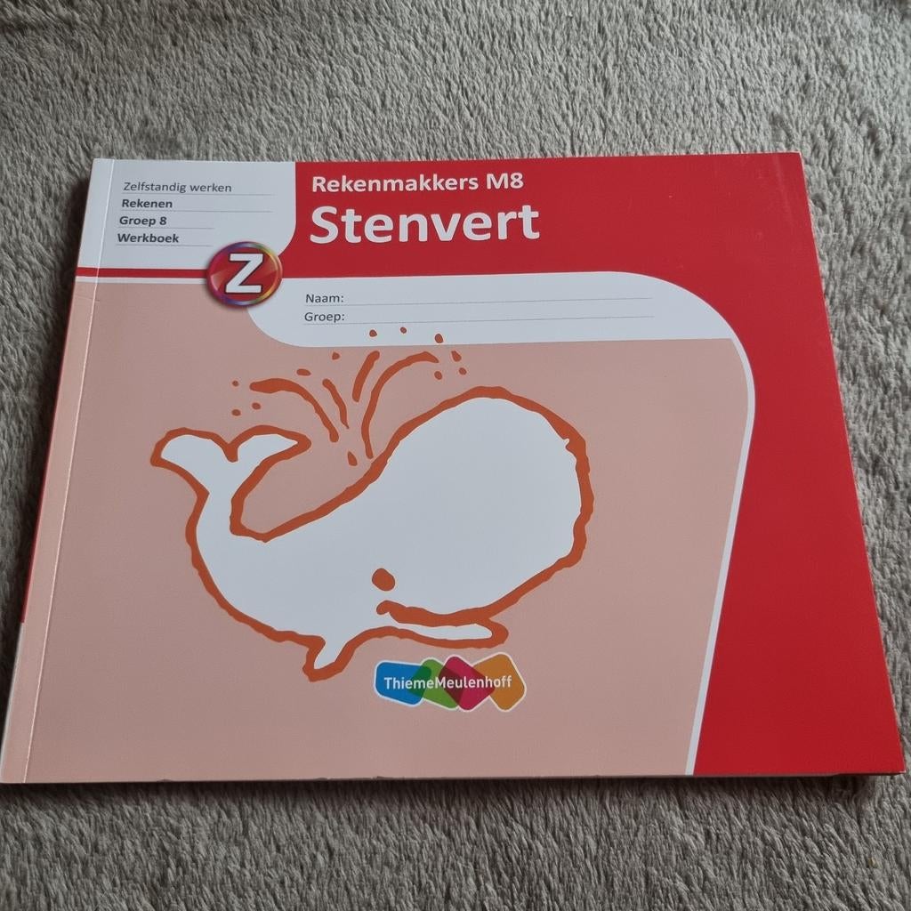 Rekenmakkers M8 Stenvert Werkboek Groep 8, Boeken, Ophalen of Verzenden, Nieuw, Stenvert