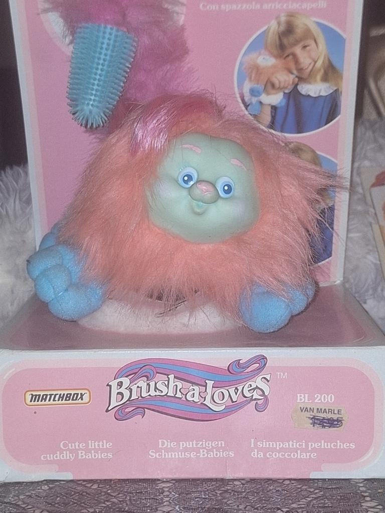 Matchbox Brush-a-Loves knuffel uit 1987, nieuw in verpakking, Ophalen of Verzenden, Zo goed als nieuw, Jongen of Meisje