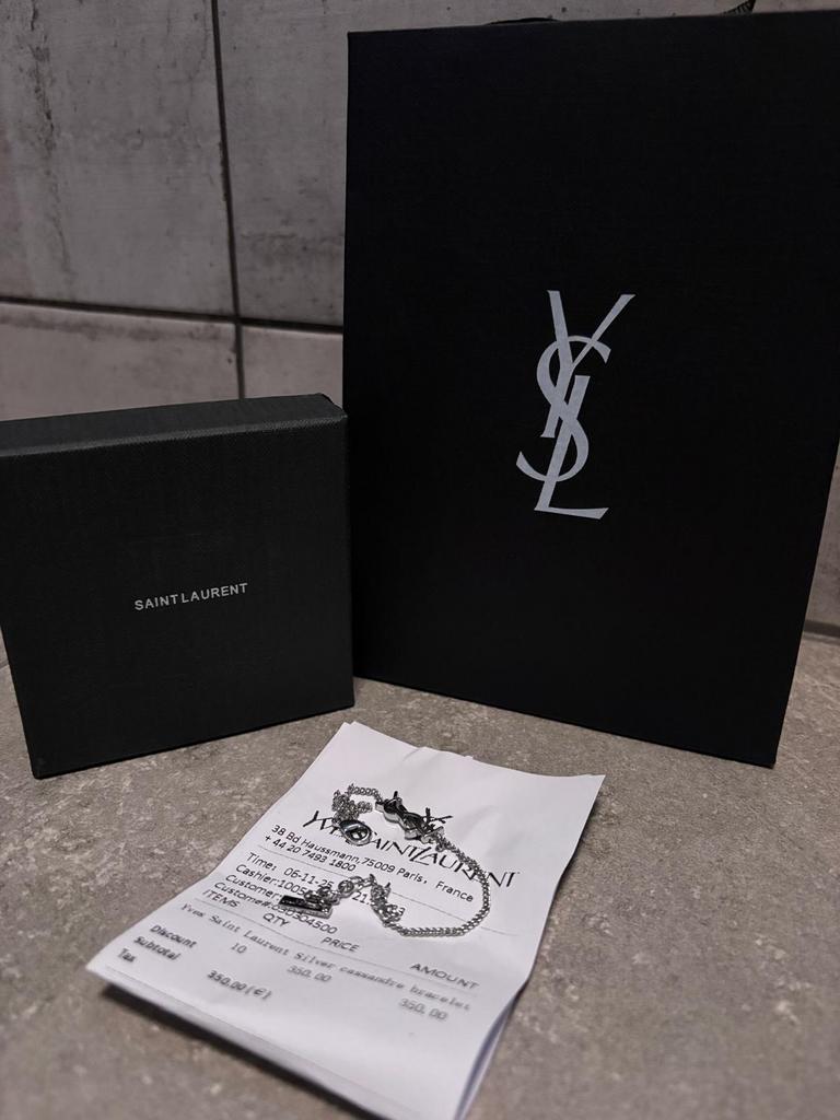 Yves saint laurent armband, Sieraden, Tassen en Uiterlijk, Armbanden, Verzenden, Nieuw, Zilver, Zilver