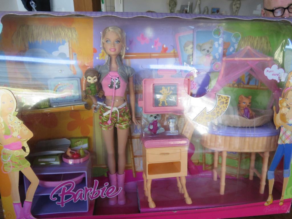 BARBIE DIERENARTS IN DIERENTUIN, Verzenden, Zo goed als nieuw, Barbie