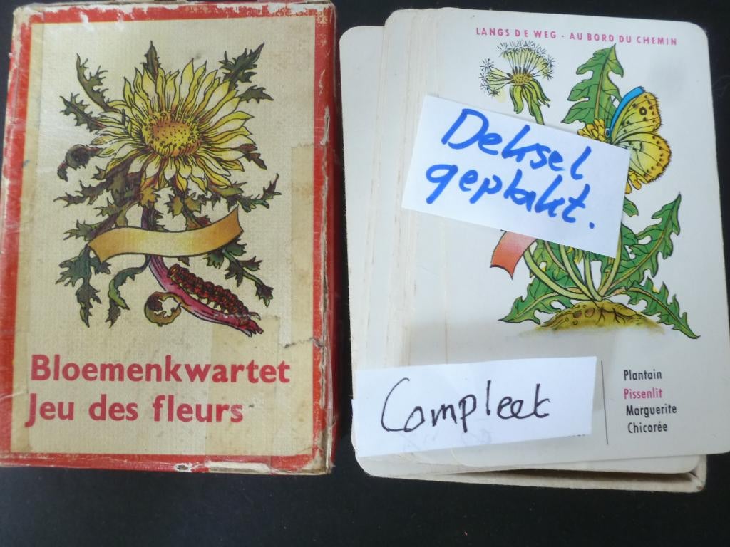 Kwartet. Bloemen kwartet. (Diabolo 1964), Verzamelen, Verzenden, Gebruikt, Kwartet(ten)
