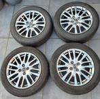Mazda 16 inch lichtmetalen gunmetal velgen + zomerbanden, Auto-onderdelen, Banden en Velgen, Ophalen, Gebruikt, 16 inch, Banden en Velgen