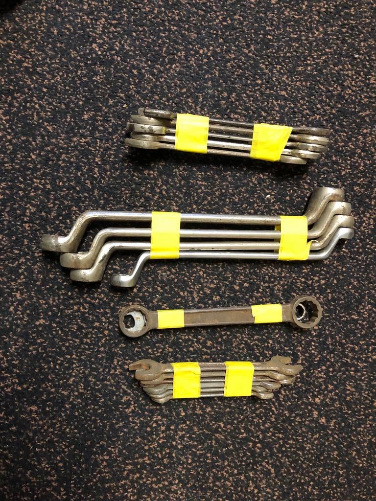 Diverse steek- en ringsleutels set, Ophalen of Verzenden, Gebruikt