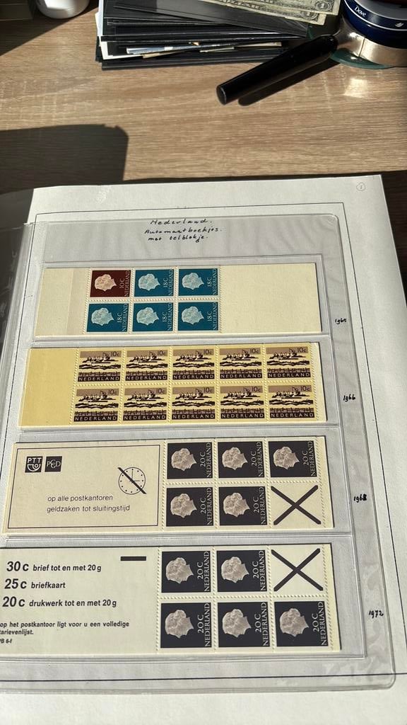Collectie postzegelboekjes Nederland met fouten , telblokken, Postzegels en Munten, Postzegels | Volle albums en Verzamelingen