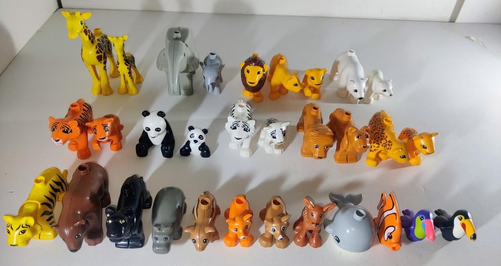 ☀️🌈✨ Duplo wilde dierentuin dieren, Ophalen of Verzenden, Zo goed als nieuw, Duplo