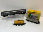 Fleischmann H0 diverse wagons, Shell, bouwset 1473 EB, Gebruikt, Gelijkstroom, Fleischmann, Wagon
