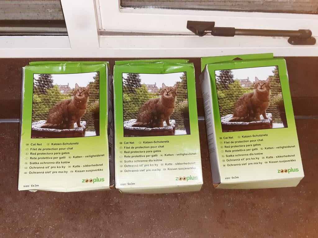 Kat balkon / kattenren net nieuw 6 x 3 mtr, Ophalen of Verzenden, Nieuw