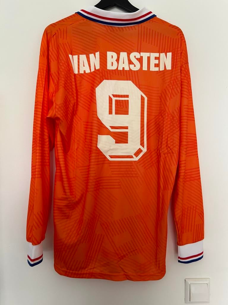 Van Basten 1990 Nederland Retro Shirt, Ophalen of Verzenden, Zo goed als nieuw, Shirt