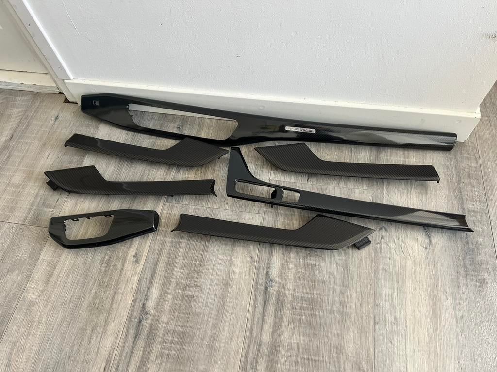 Carbon Interieur Lijsten Audi B9 A4 S4 RS4 A5 S5 RS5, Ophalen of Verzenden