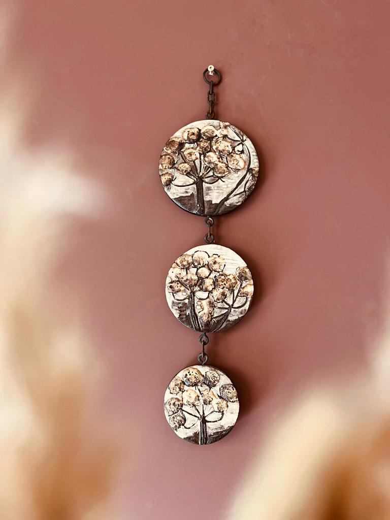 Ruscha keramieken 70’s muurhanger, Ophalen of Verzenden, Zo goed als nieuw