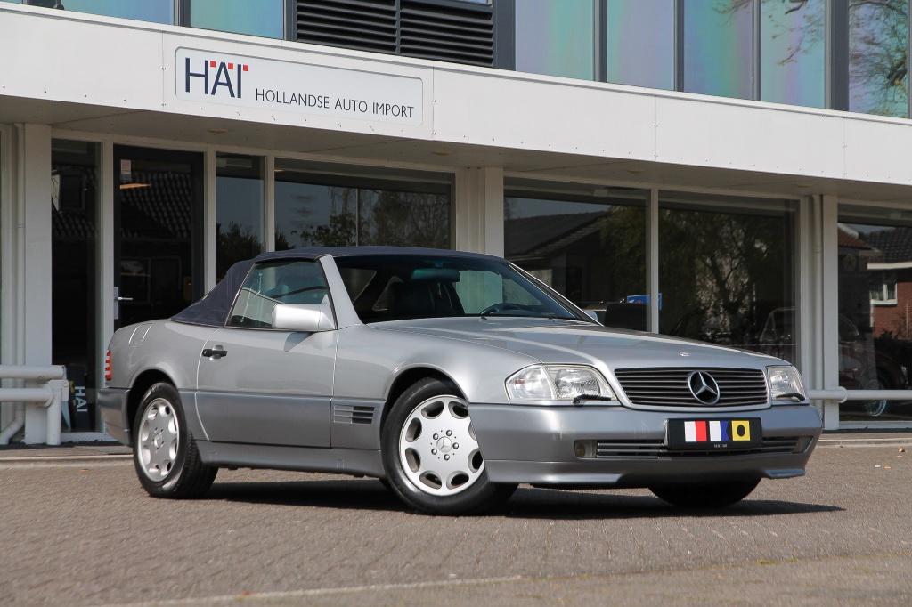 Mercedes-Benz SL-Klasse 300 SL-24 (bj 1993, automaat), Auto's, Oldtimers, 232 pk, Zwart, Cabriolet, Bedrijf