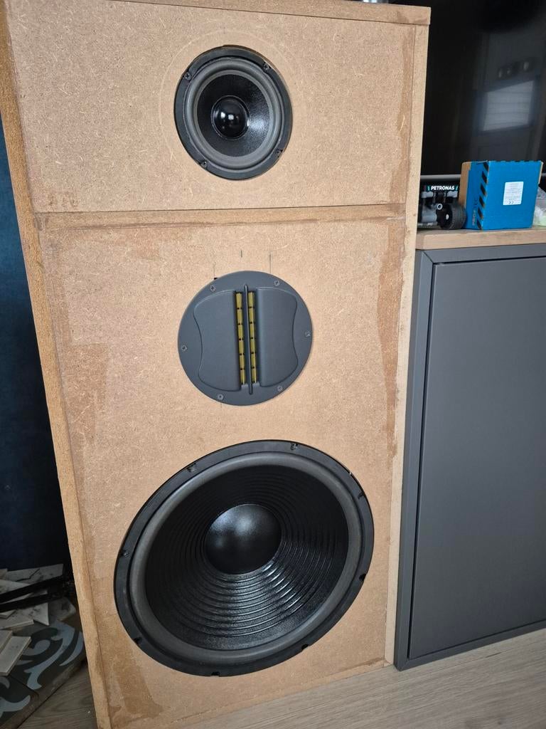 Zelfbouw speakers met flink geluid, versterker ter overname, Audio, Tv en Foto, Luidsprekers, Ophalen of Verzenden
