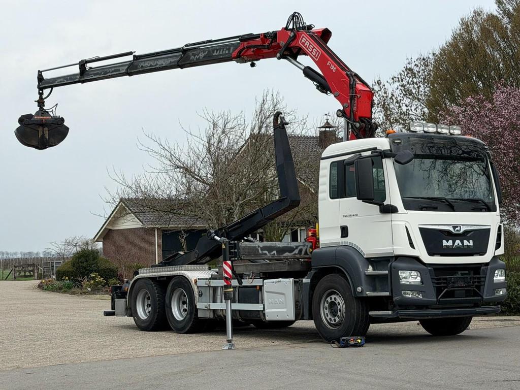 MAN TGS 26.470 KRAAN/HAAK!EURO 6!2020!130tkm! TOP DK1167, Auto's, Vrachtwagens, Bedrijf, Cruise Control, Elektrische ramen, Navigatiesysteem