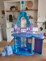 Frozen kasteel met accessoires (zonder poppen), Kinderen en Baby's, Ophalen, Zo goed als nieuw, Meisje