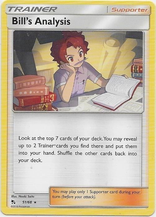 Hidden Fates,  Bill's Analysis [rare] 51/68, Verzenden, Nieuw, Losse kaart
