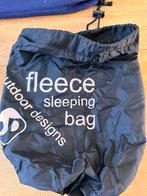 Blauwe Fleece Slaapzak Outdoor Designs 200x80cm, Caravans en Kamperen, Slaapzakken, Ophalen, Gebruikt