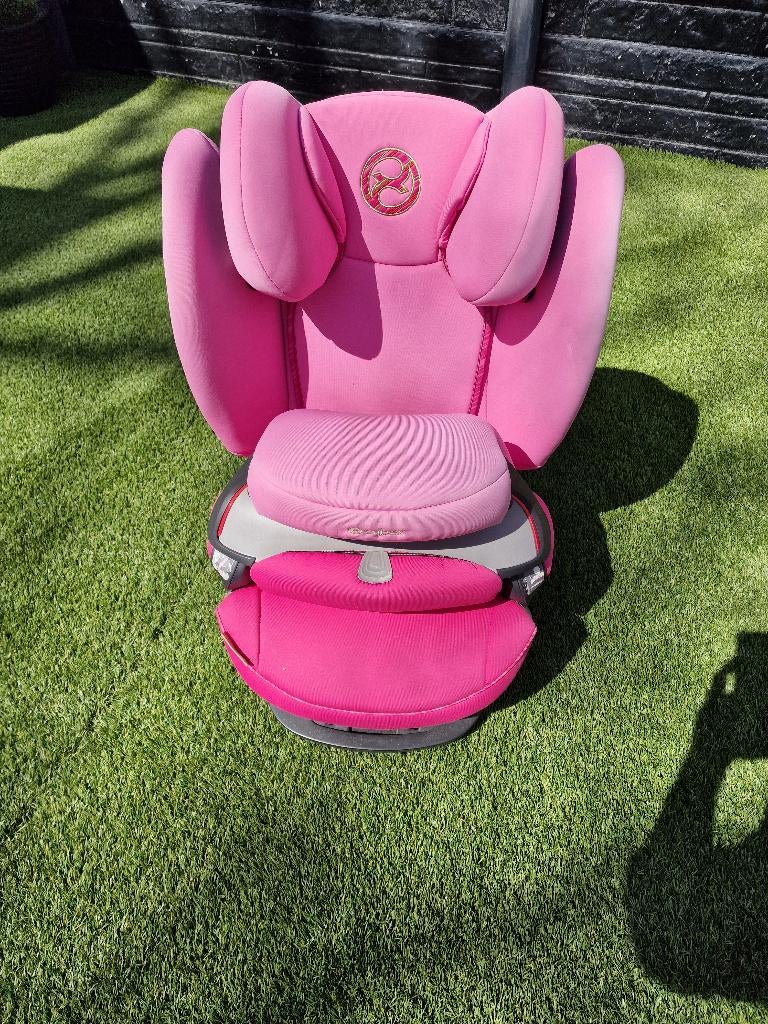 Cybex Roze Autostoel, Gebruikt, Verstelbare rugleuning, 9 t/m 36 kg, Isofix