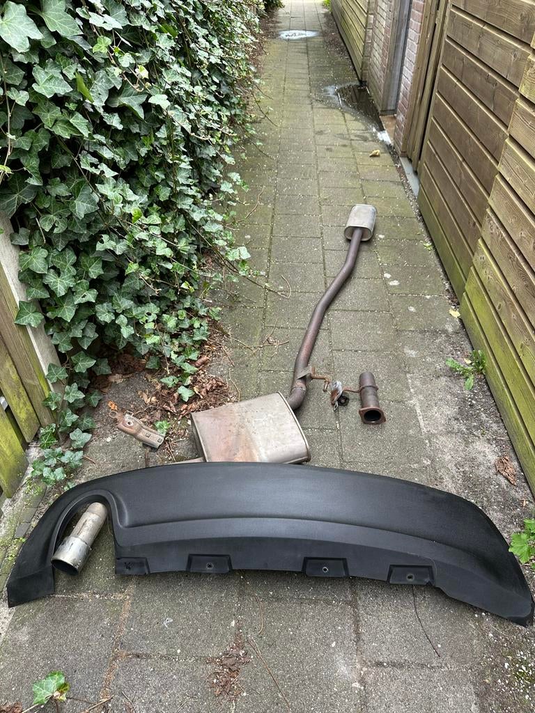 Middendemper, einddemper en diffuser Alfa Giulietta, Auto-onderdelen, Uitlaatsystemen, Alfa Romeo, Gebruikt, Ophalen of Verzenden