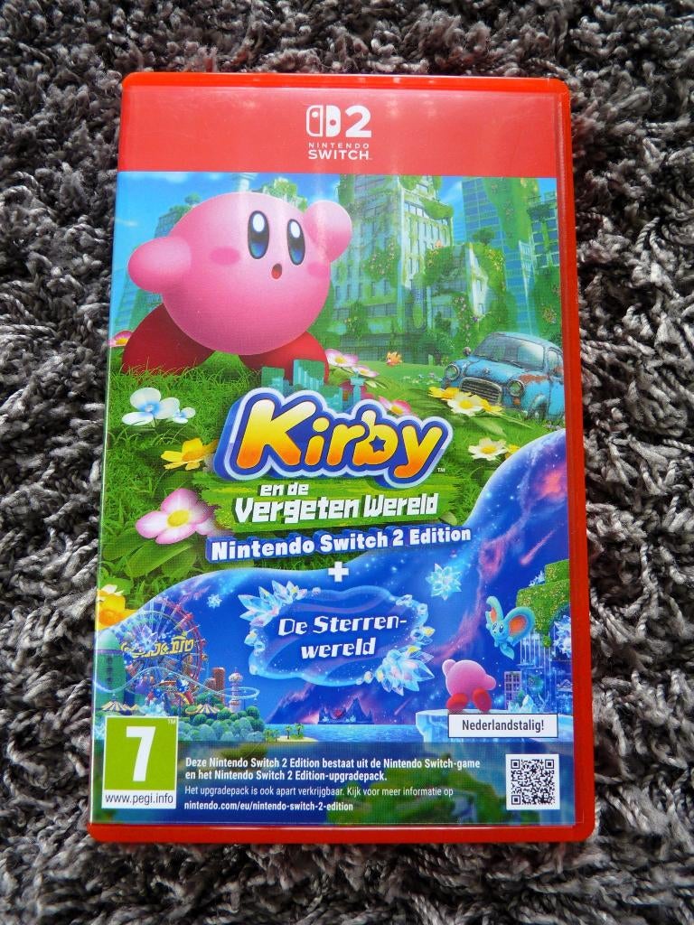 Kirby en de Vergeten Wereld +De Sterrenwereld Switch 2 NIEUW, Spelcomputers en Games, Games | Nintendo Switch, Avontuur en Actie