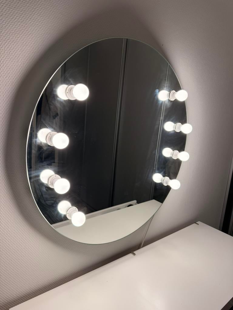 Make up spiegel met verlichting, Ophalen, Minder dan 50 cm, Zo goed als nieuw, Minder dan 100 cm