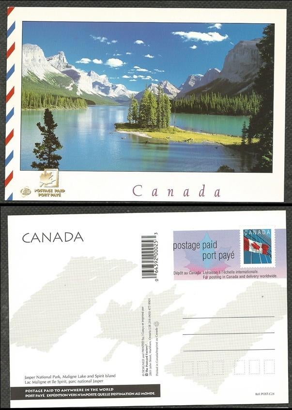CANADA 1997 Jasper National Park Postcard, MINT., Verzenden, Postfris, Noord-Amerika