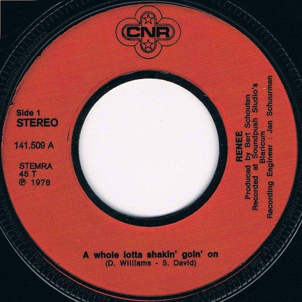 Renee - a whole lot of shakin going on, Cd's en Dvd's, Gebruikt, 7 inch, Single, Ophalen of Verzenden