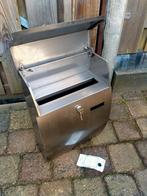 RVS brievenbus met nieuw slot, Ophalen of Verzenden, Gebruikt, Rvs