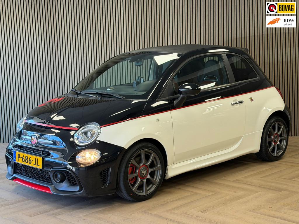 Fiat 500 C 1.4-16V Abarth AUT. CABRIO SOFT-TOP LEDER AIRCO, Auto's, Fiat, Voorwielaandrijving, Euro 5, 15 km/l, 4 cilinders