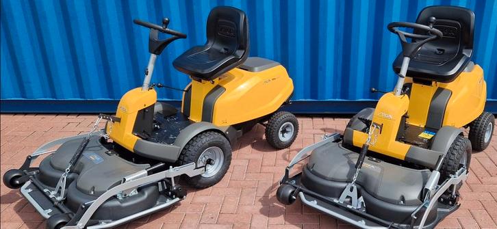 Stiga 15 HST inclusief  maaidek, Tuin en Terras, Zitmaaiers, Nieuw, Minder dan 90 cm, Elektrische starter, Mulchfunctie, Ophalen