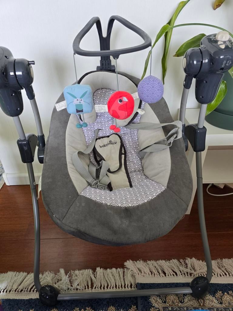 Electrisch Babymoov Schommelstoel/ Wipstoel, Kinderen en Baby's, Wipstoeltjes, Gebruikt, Schommelstoel, Verstelbaar, Ophalen