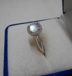 Zilveren Ti Sento ring maat 17.25 nr.1586, Gebruikt, Verzenden, 17 tot 18, Dame