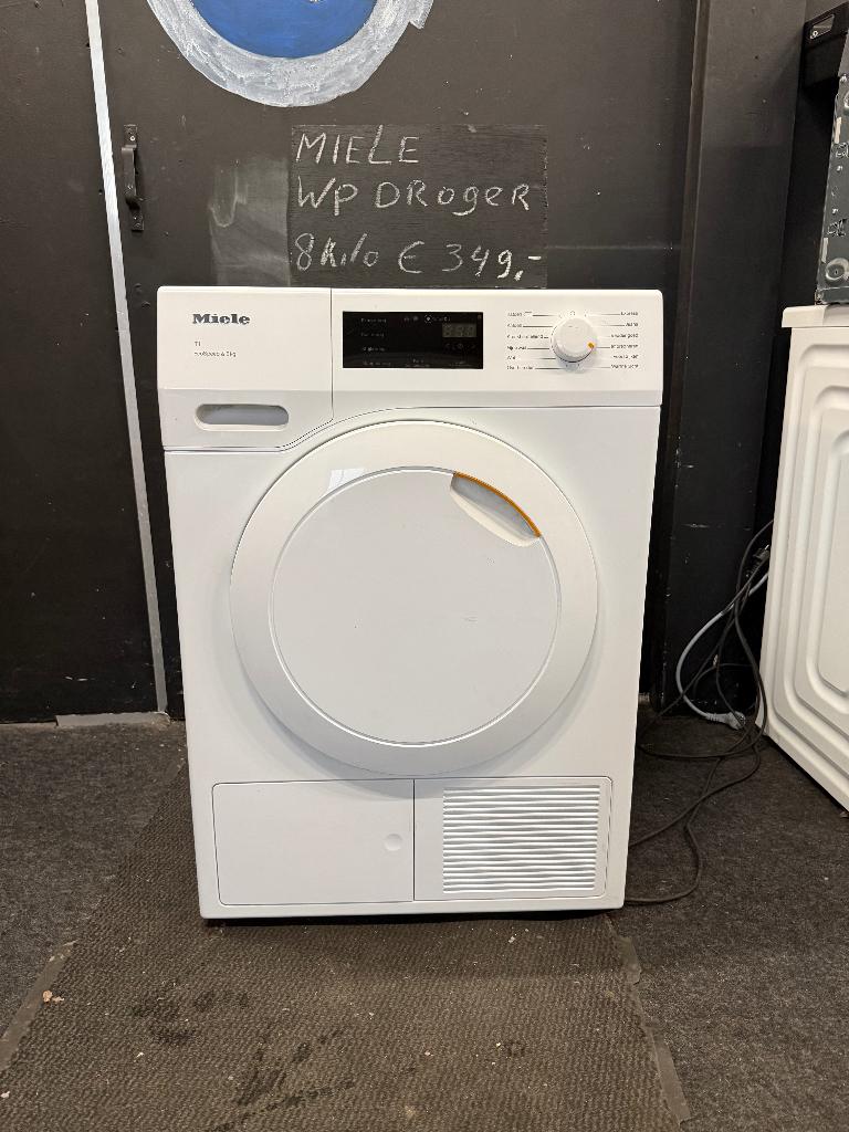 mooie miele wp droger met garantie en bezorging, Ophalen, Overige typen, 8 tot 10 kg, Zo goed als nieuw