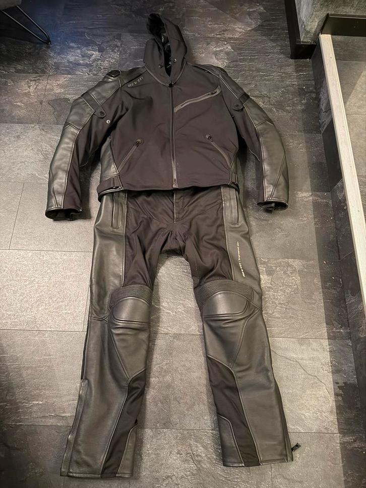 Revit leren Motorpak izgt , Jack maat XXL broek maat 54, Motoren, Kleding | Motorkleding, Combipak, Dames, Heren, Ophalen
