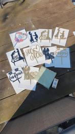 Bruiloft decoratie servetten, stickers en taarttoppers, Ophalen of Verzenden, Nieuw, Versiering, Geboorte of Huwelijk