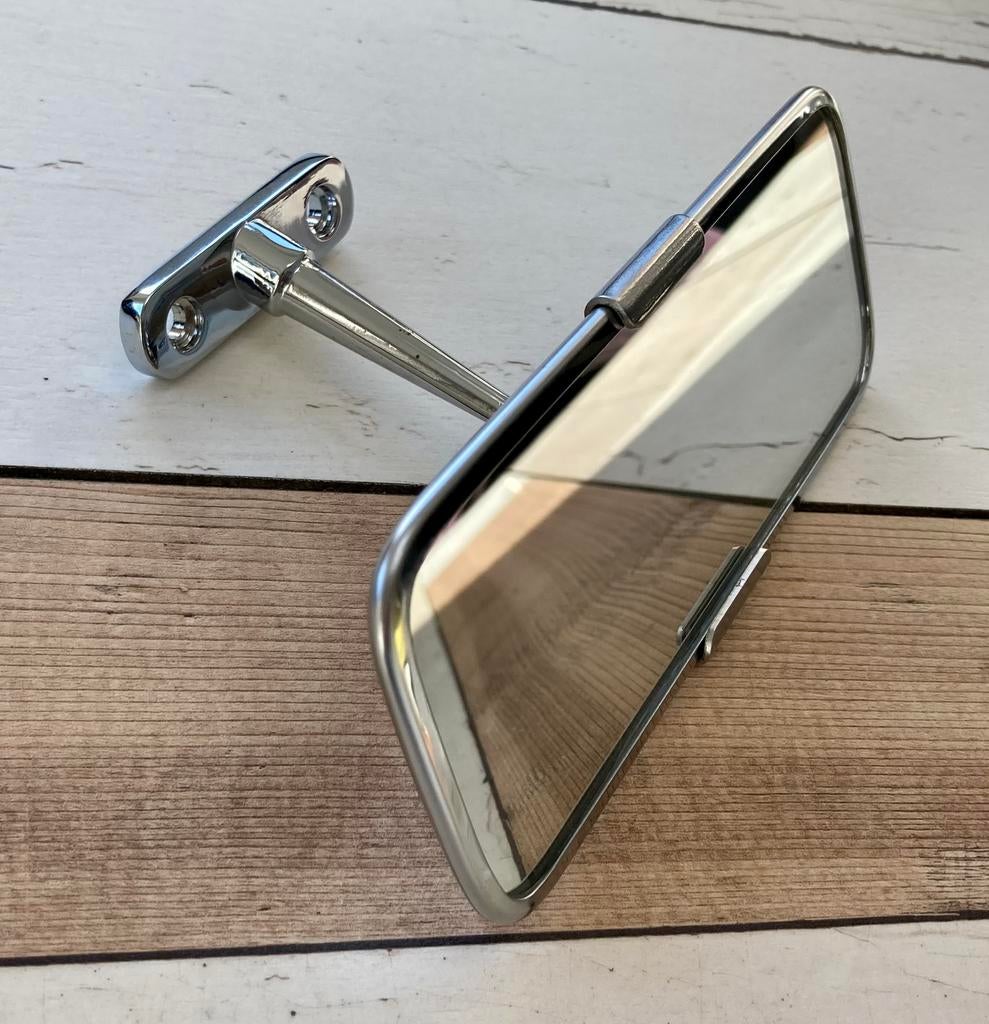 Chrome oldtimer binnenspiegel, Auto diversen, Auto-accessoires, Nieuw, Ophalen of Verzenden