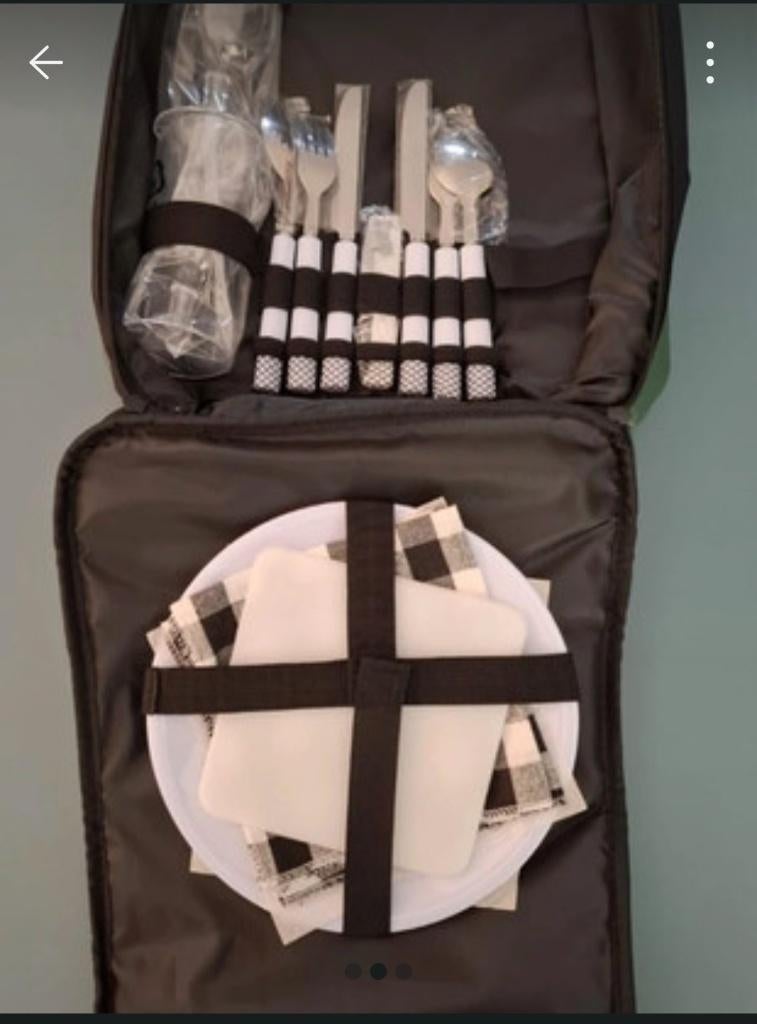 Rugzak picknick set, Hobby en Vrije tijd, Picknickmanden, Ophalen, Nieuw