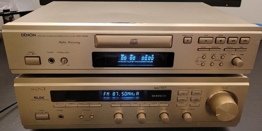 Denon versterker en CD speler, Ophalen, Denon, Zo goed als nieuw, 60 tot 120 watt