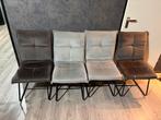GRATIS eetkmerstoelen velvet, Ophalen, Zo goed als nieuw, Vier