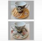 2 Espresso kop en schotel, Ophalen of Verzenden, Overige figuren, Nieuw, Servies