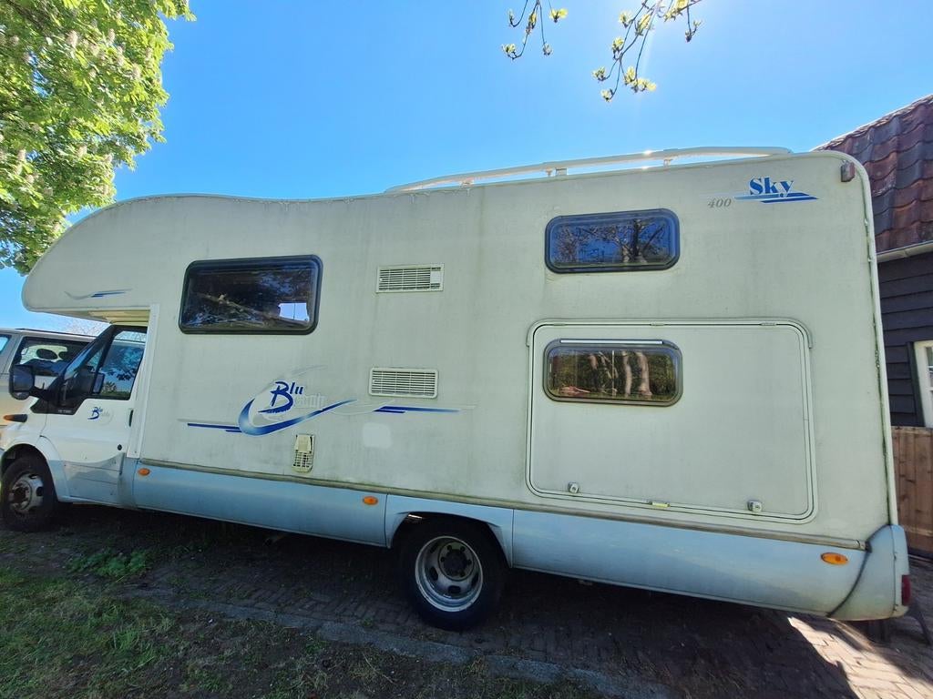 6 persoons Rimor Blue Camp Sky 400 camper uit 2005, Caravans en Kamperen, Campers, Particulier, tot en met 6, Half-integraal, Ford