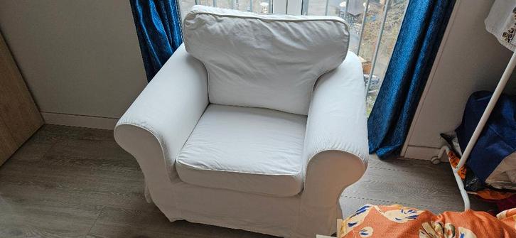 Ikea Ektorp Fauteuil, Huis en Inrichting, Fauteuils, Gebruikt, Stof, 75 tot 100 cm, 75 tot 100 cm, Ophalen