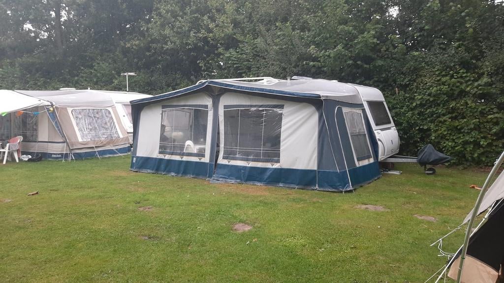 Brand voortent type: musketier, Caravans en Kamperen, Ophalen, Gebruikt, Ten Cate All Season 200g/m2, Brand