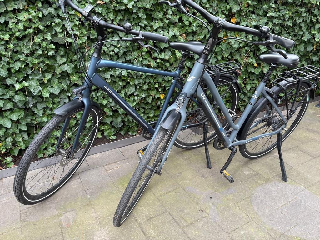 Set van 2 fietsen (heren L + dames M), Fietsen en Brommers, Fietsen | Heren | Herenfietsen, Ophalen of Verzenden, Zo goed als nieuw